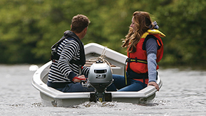 A honda outboard unit